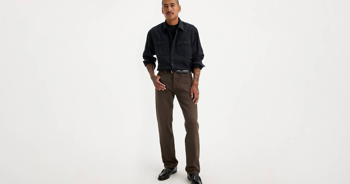 501® Original Fit Men's Jeans - Brown | Levi's® US | Levi's US