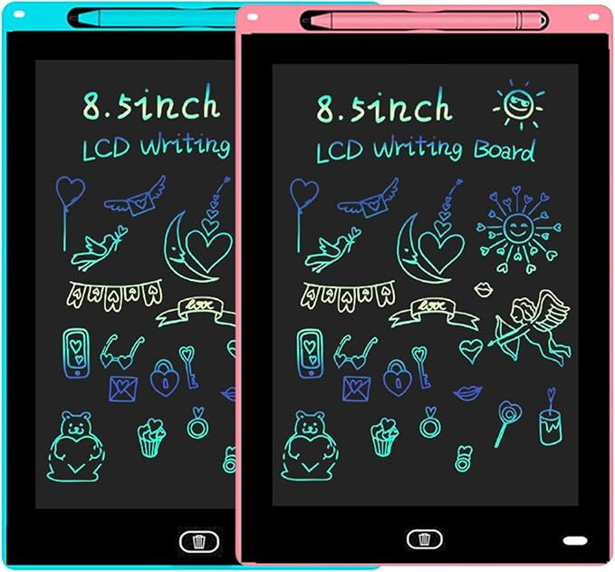 2 Pack LCD Writing Tablets for Kids,Party Favors for Kids,8.5 inche Colorful Doodle Board Drawing... | Amazon (US)