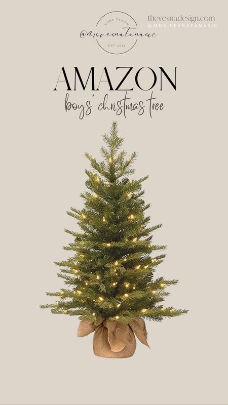 AMAZON finds! pre-lit Christmas tree in the boys’ room. Amazon. Christmas tree. 

#LTKGiftGuide #LTKHoliday #LTKSeasonal