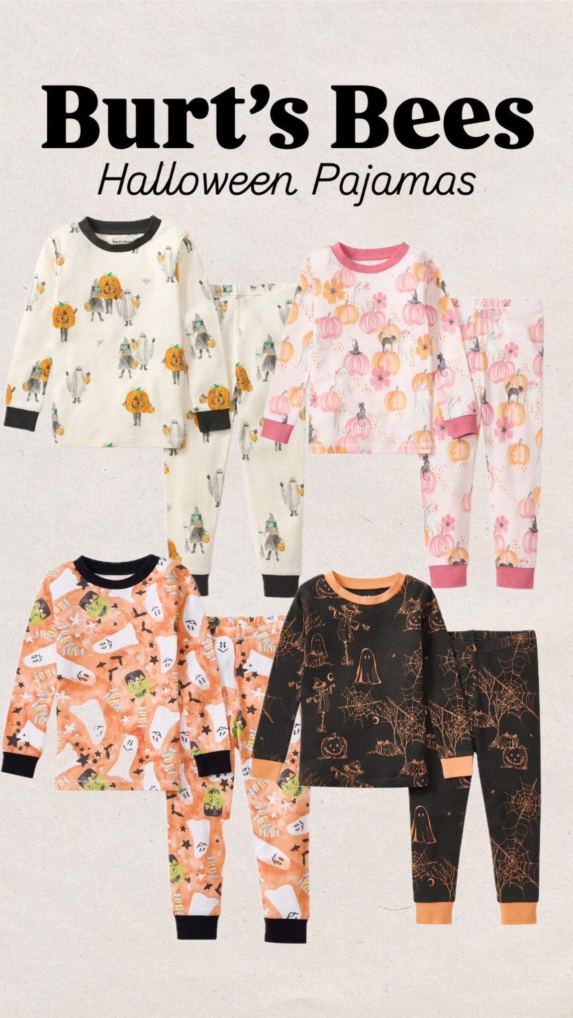 Burt’s bees baby pajamas
Halloween pajamas
Matching family pajamas
Toddler
Halloween
Fall
Autumn

#LTKFindsUnder50 #LTKBaby #LTKKids