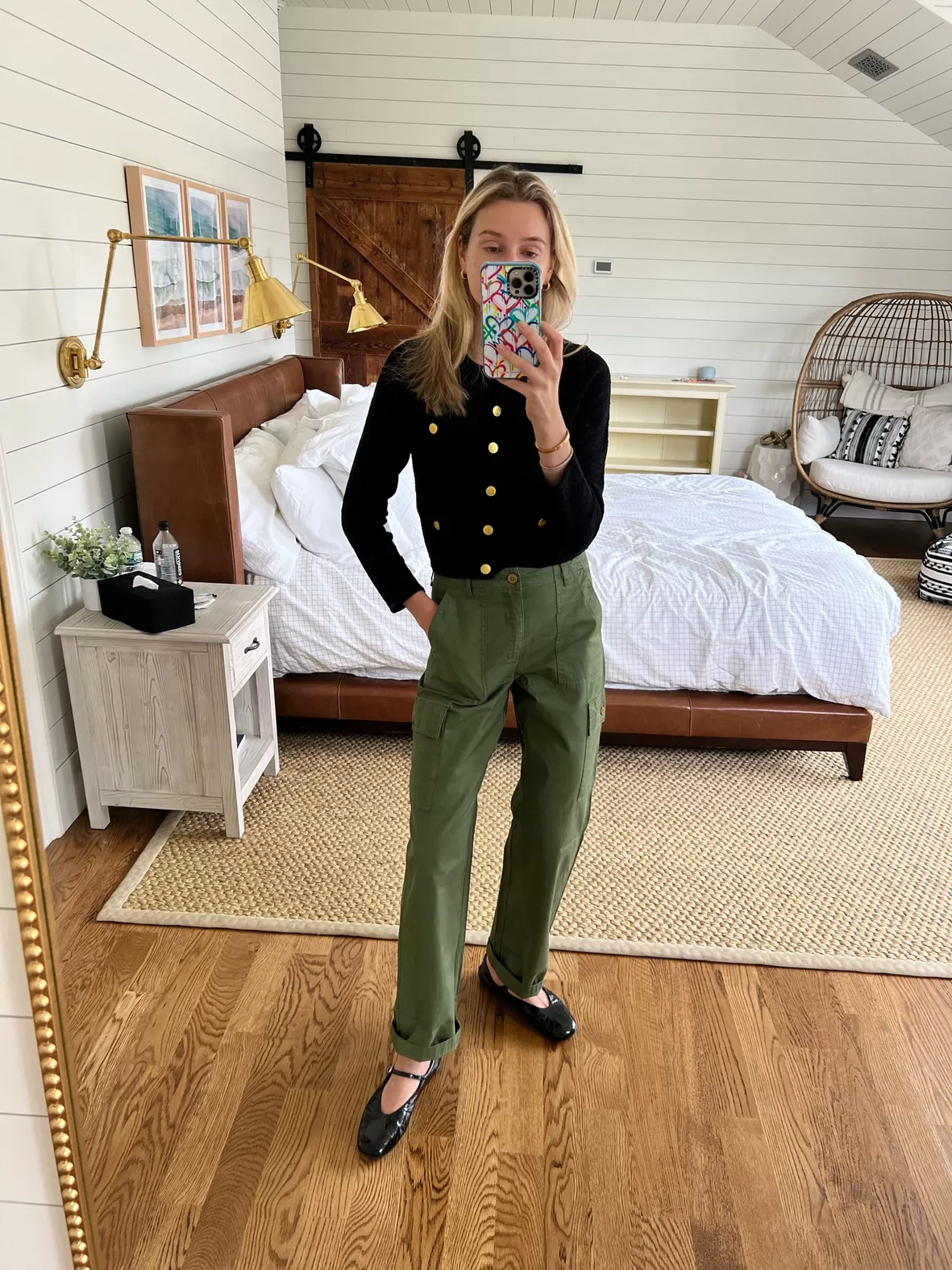 Olive Green Pants Outfit - J.Crew
