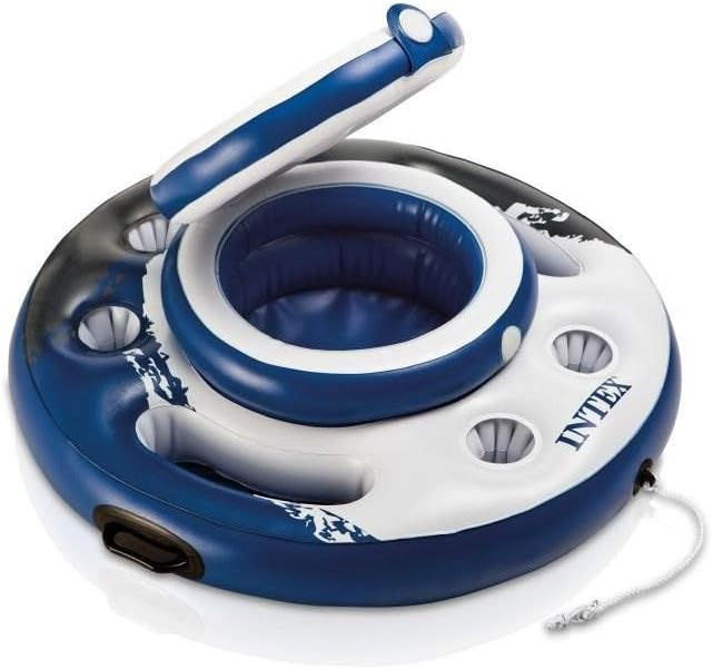 Intex Mega Chill Swimming Pool Inflatable Floating 24 Can Beverage Cooler Holder for Swimming, Bo... | Amazon (US)
