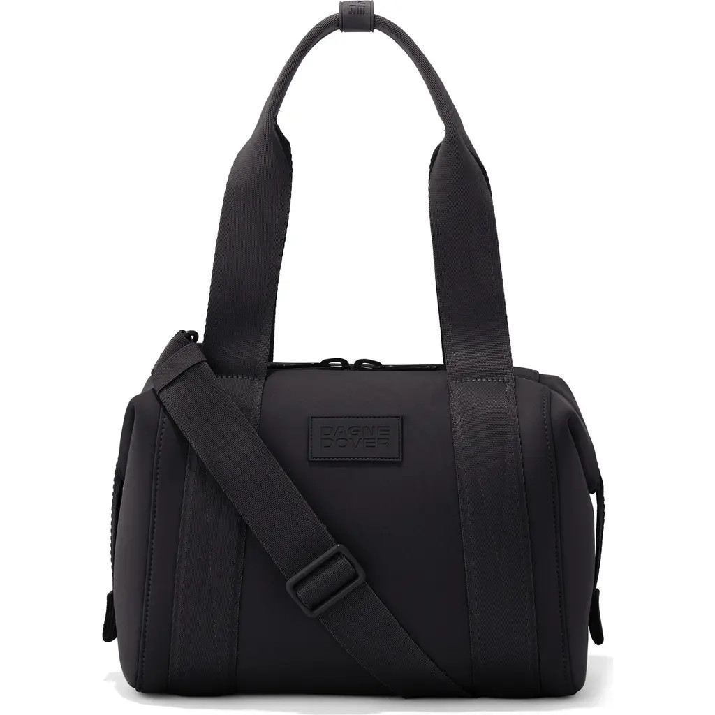 Dagne Dover Landon Small Neoprene Carryall Duffle Bag in Onyx at Nordstrom | Nordstrom