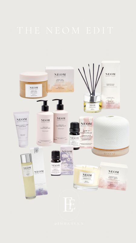 THE NEOM EDIT 

Enjoy 20% off at check out with code 
REF-BJVTNV

We all needed some tlc and neom is the perfect brand for all your pamper and home spa needs 


#LTKeurope #LTKMostLoved #LTKGiftGuide