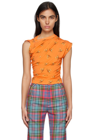 Orange Hebo T-Shirt | SSENSE