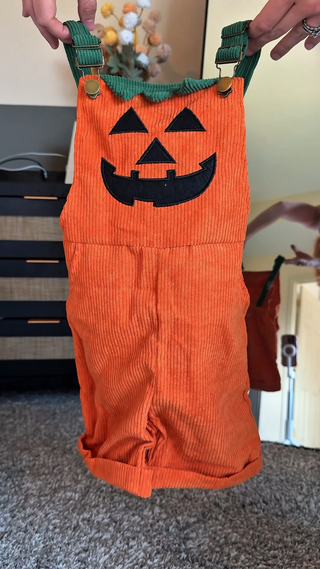 Cute Toddler Halloween Overalls | Pumpkin Overalls for Toddlders | Fall Outfits for Babies

#LTKKids #LTKBaby #LTKSeasonal