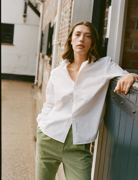The Classic: Poplin, White | With Nothing Underneath