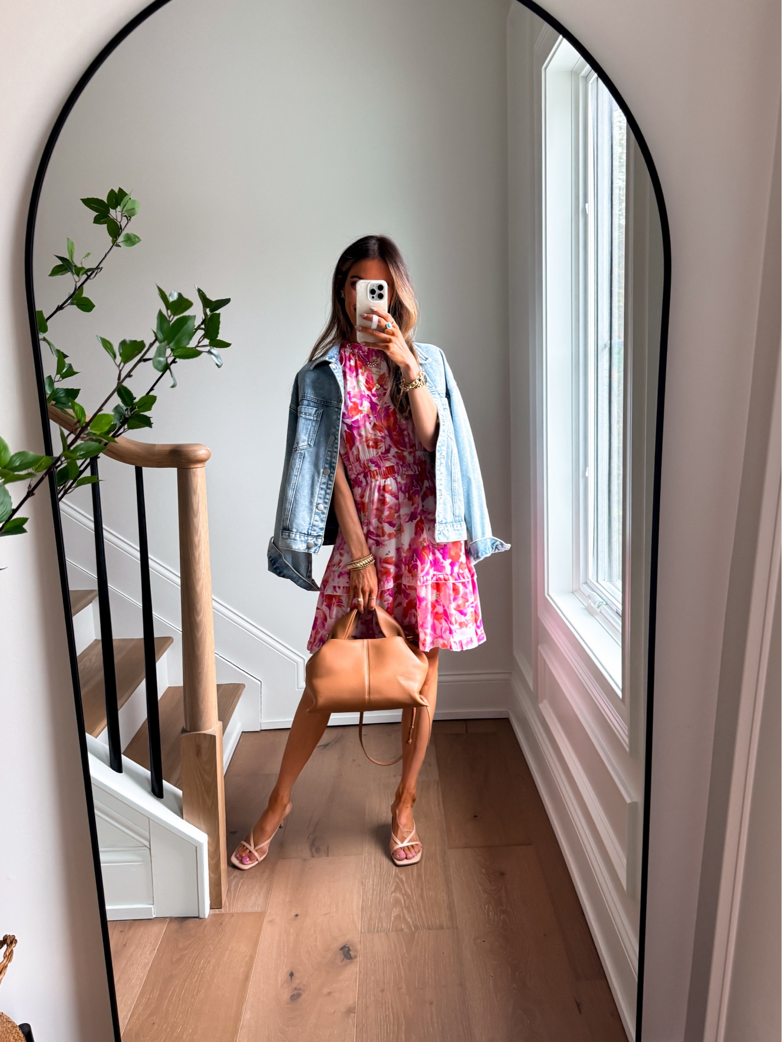 Amazon spring outfit - wearing a small dress and medium jean jacket 

Summer outfits | spring outfits | vacation outfits | travel outfits | Mother’s Day outfits | Easter dress 

#LTKSeasonal #LTKootd #LTKmomlife