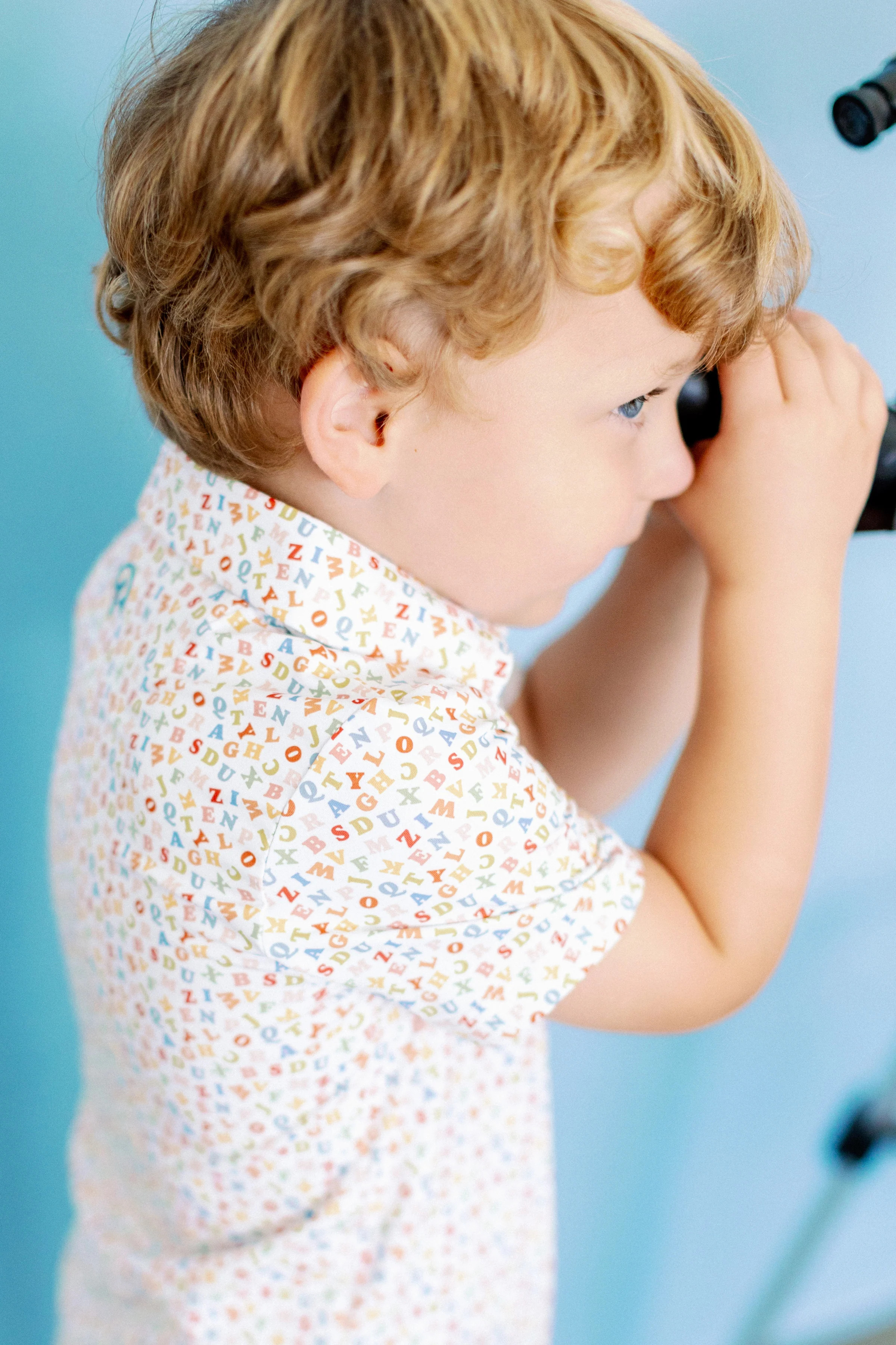 Alphabet Boys' Polo (FINAL SALE) | Poppy Kids Co