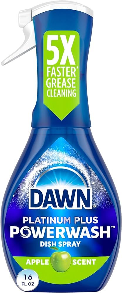 Dawn Platinum Powerwash Dish Spray, Dish Soap, Apple Scent, 16oz | Amazon (US)