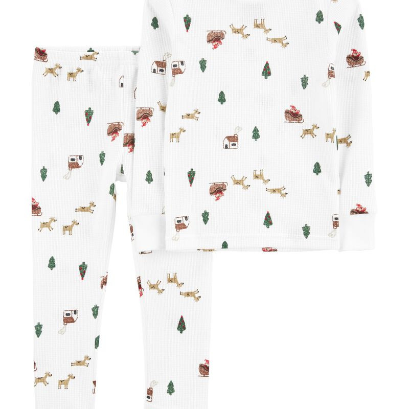 Baby 2-Piece Christmas Thermal PJs | Carter's
