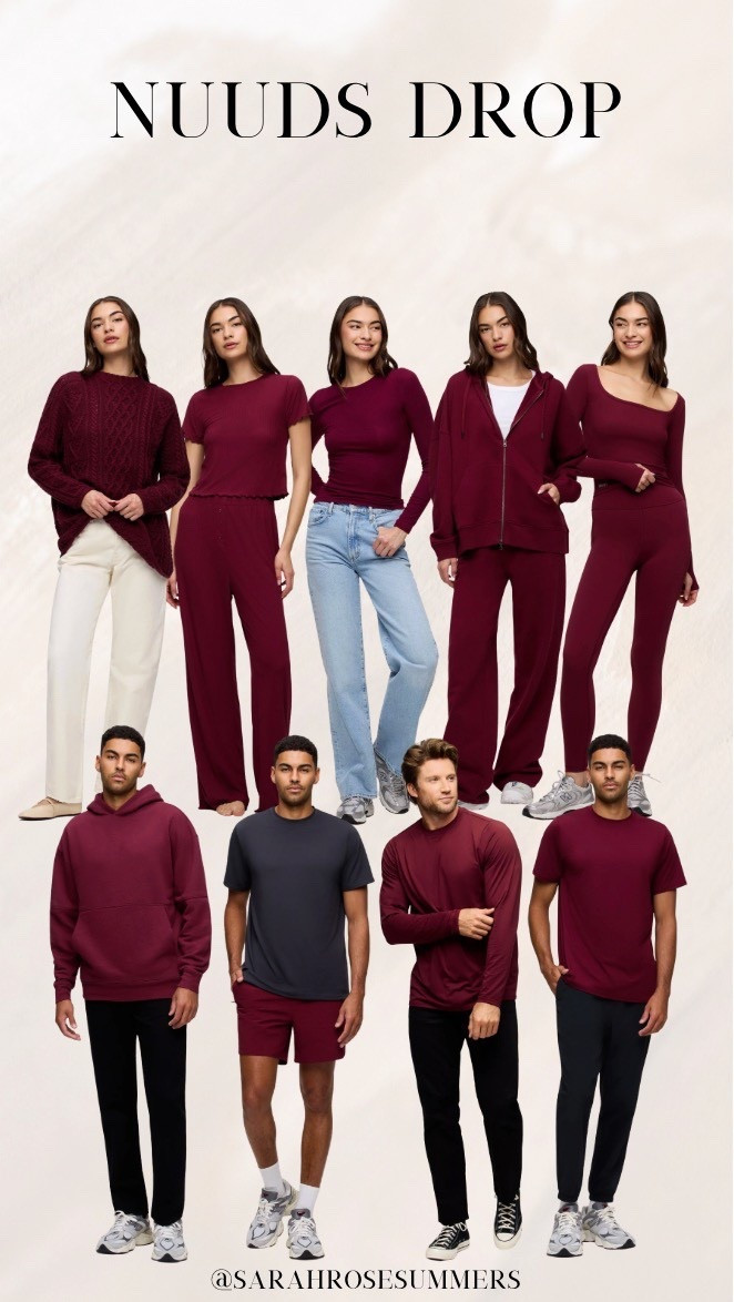 Nuuds Drop
Ruby Red for Women
Ruby Red Outfits for Men 

#LTKStyleTip #LTKMens #LTKActive