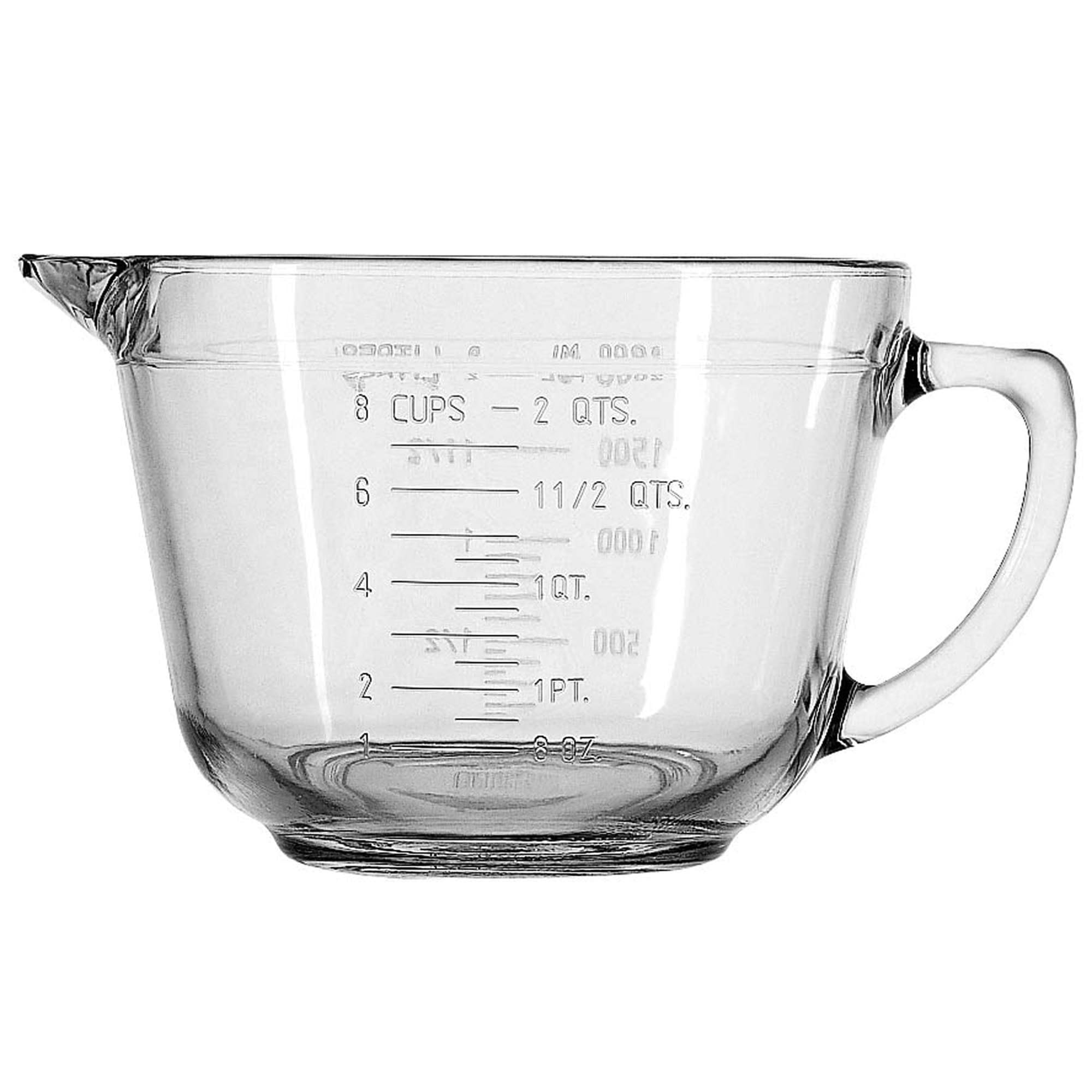 Anchor Hocking Batter Bowl, 2 Quart Glass Mixing Bowl | Amazon (US)