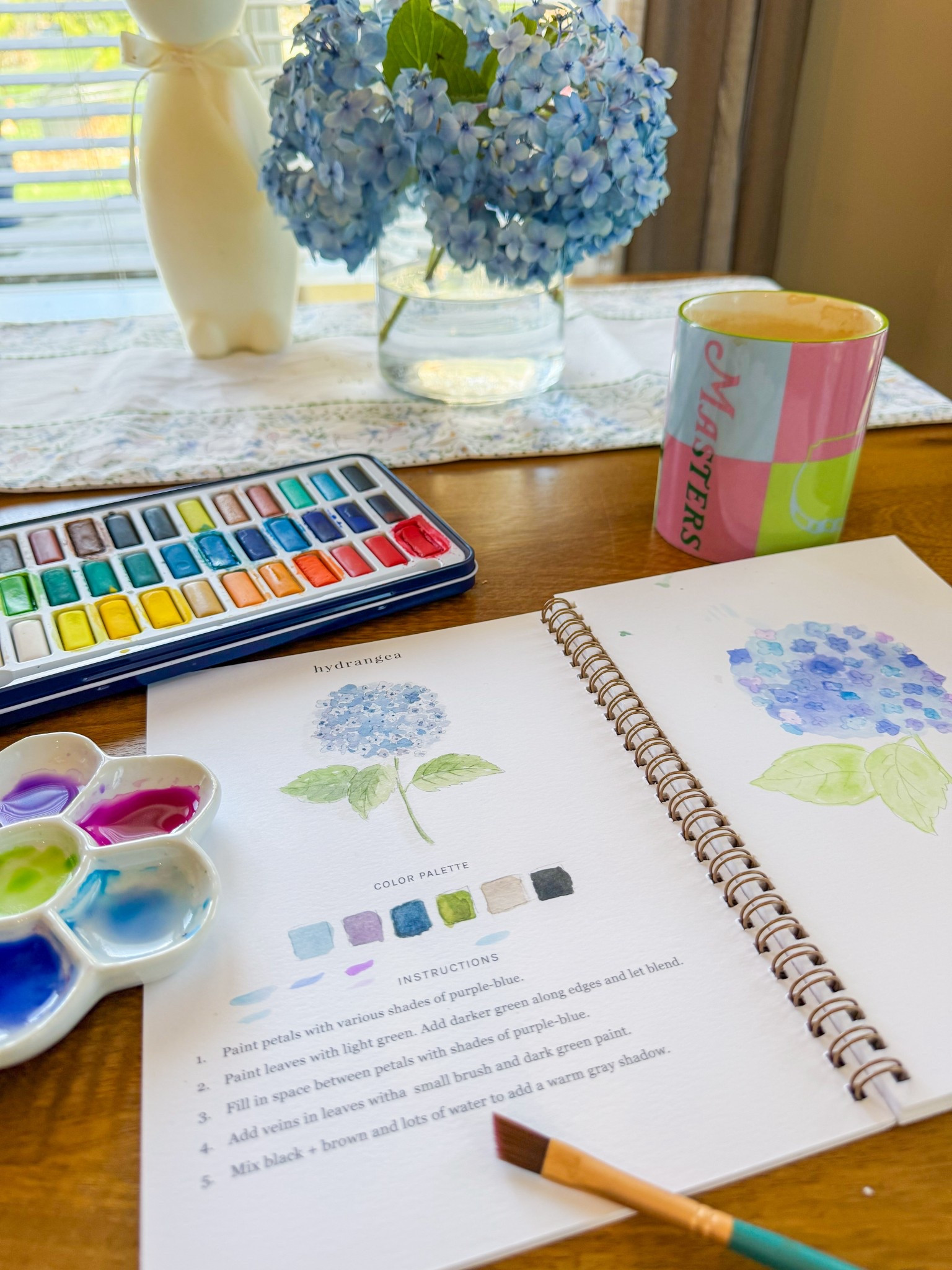 This watercolor workbook is perfect for beginners! It gives you the color palette, instructions and outlines to complete your painting 🪻🎨🖌️

#LTKSeasonal #LTKmomlife #LTKselfcare