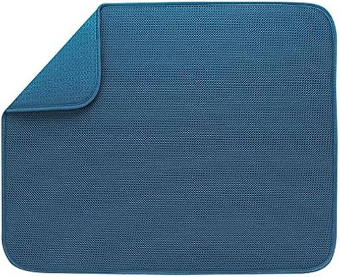S&T INC. Absorbent, Reversible XL Microfiber Dish Drying Mat for Kitchen, 18 Inch x 24 Inch, Corn... | Amazon (US)