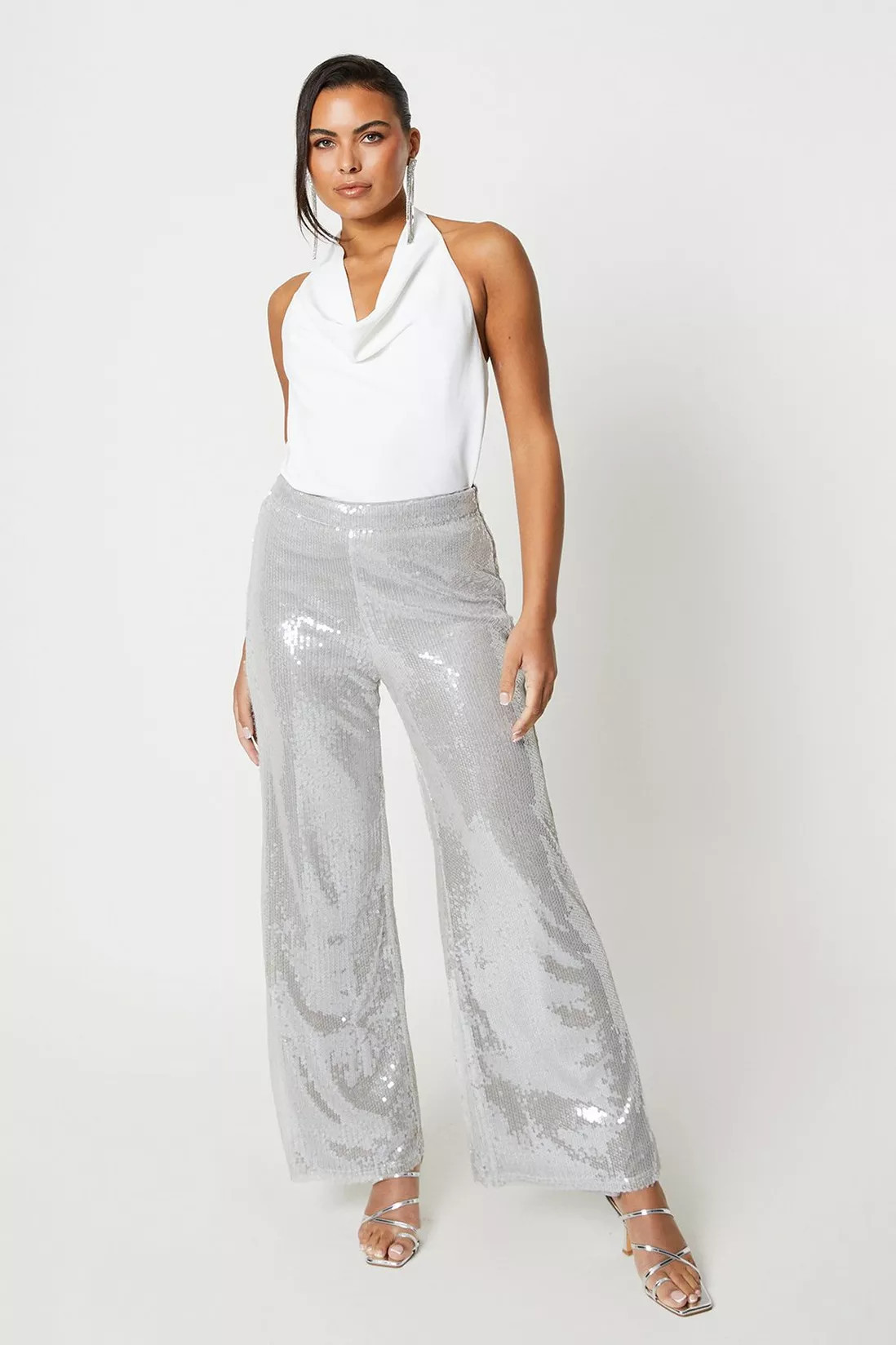 Trousers | Sophie Habboo Sequin Trouser | Coast | Debenhams UK