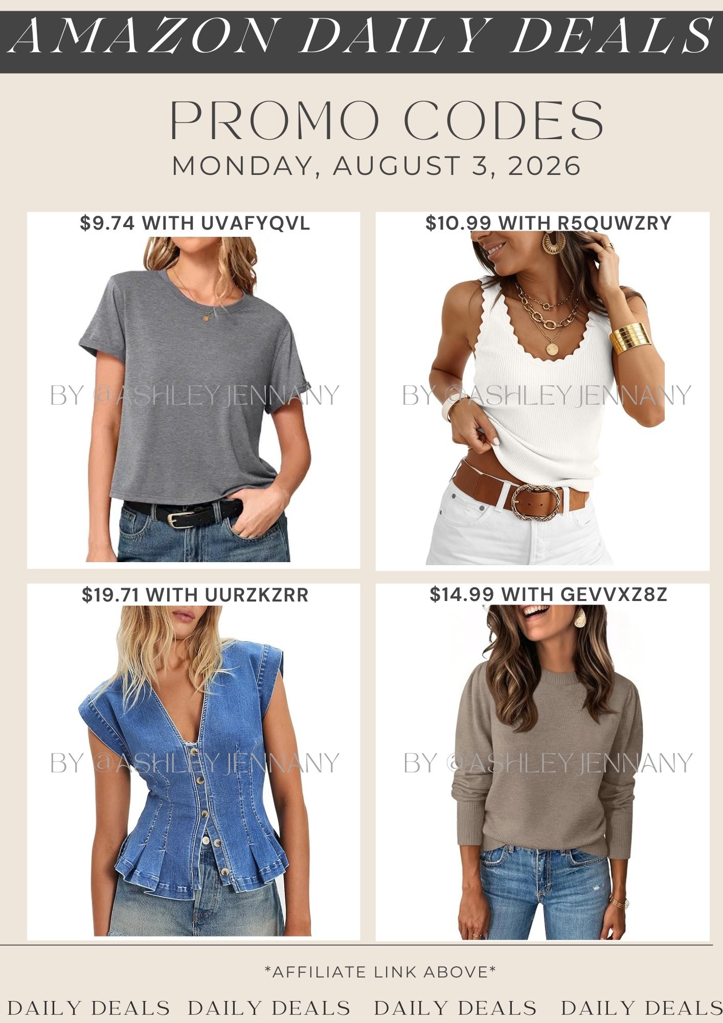 Amazon deals

#LTKSaleAlert #LTKMidsize #LTKSeasonal