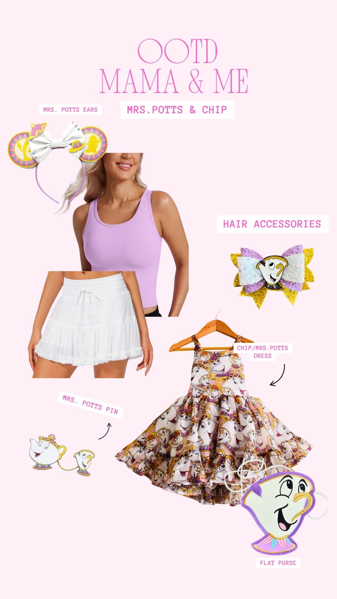 Mommy and me Chip and Mrs.Potts Disneybound! #disney #disneyworld #disneyworldoutfit 

#LTKKids #LTKFamily #LTKFindsUnder50