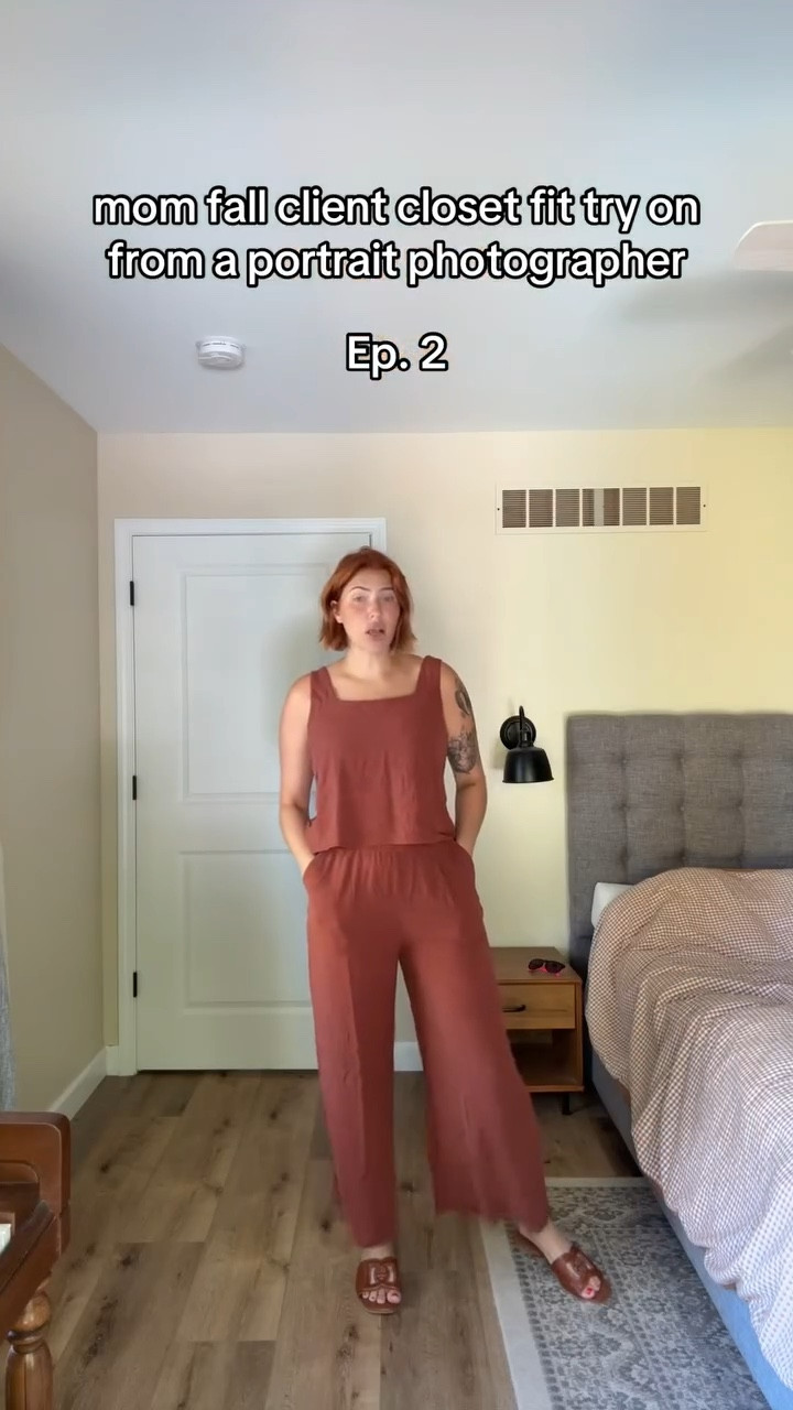 FALL FIT MINI SERIES: EP.2 you can’t beat a matching set 👏🏻 it can be easily paired and switched with other pieces. A must have for your closet. #ootd #grwm #fallfashion #momstyle #amazonhaul