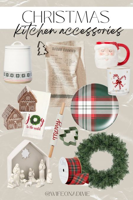 It’s the little touches that make decorating so fun! I love these kitchen accessories including Christmas plates, a nativity set, wreaths and ribbon for kitchen cabinets, mugs and more! 

Christmas decor, home decor ideas, holiday decor, kitchen decor, Christmas kitchen, holiday kitchen decor, cookie cutters, Santa mug, Christmas cup, gingerbread salt and pepper, cookie jar, Christmas accessories 

#LTKstyletip #LTKhome #LTKHoliday