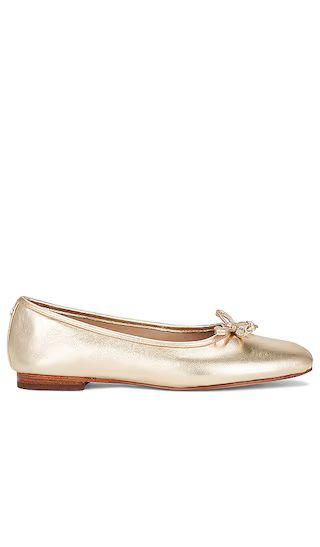 Meadow Ballet Flat in Gold Leaf | Revolve Clothing (Global)