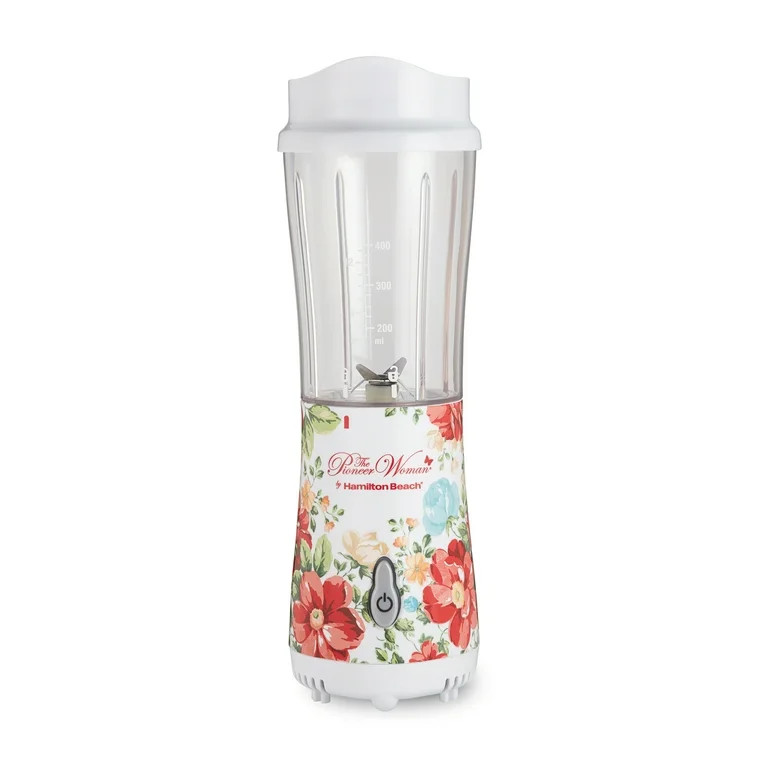 The Pioneer Woman Vintage Floral 14-Ounce Personal Blender with Travel Lid | Walmart (US)