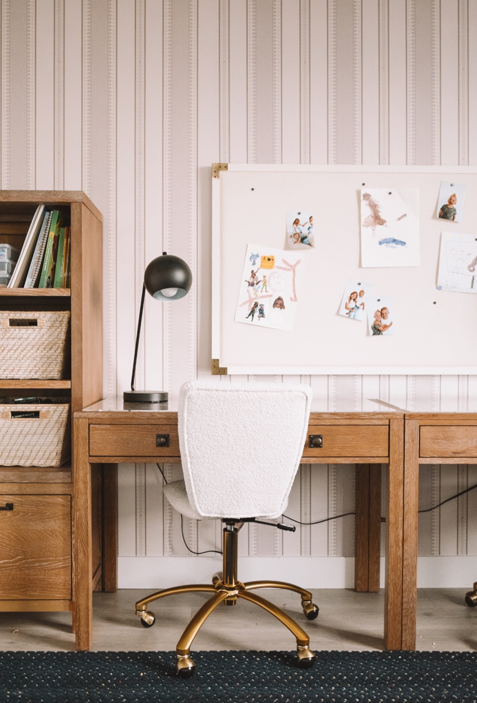 Our new playroom & homeschool room with toy storage, a reading corner, kids desks, a gallery wall and the cutest home decor for a kids room!

#LTKFamily #LTKKids #LTKHome