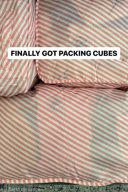 Finally got packing cubes !!! 