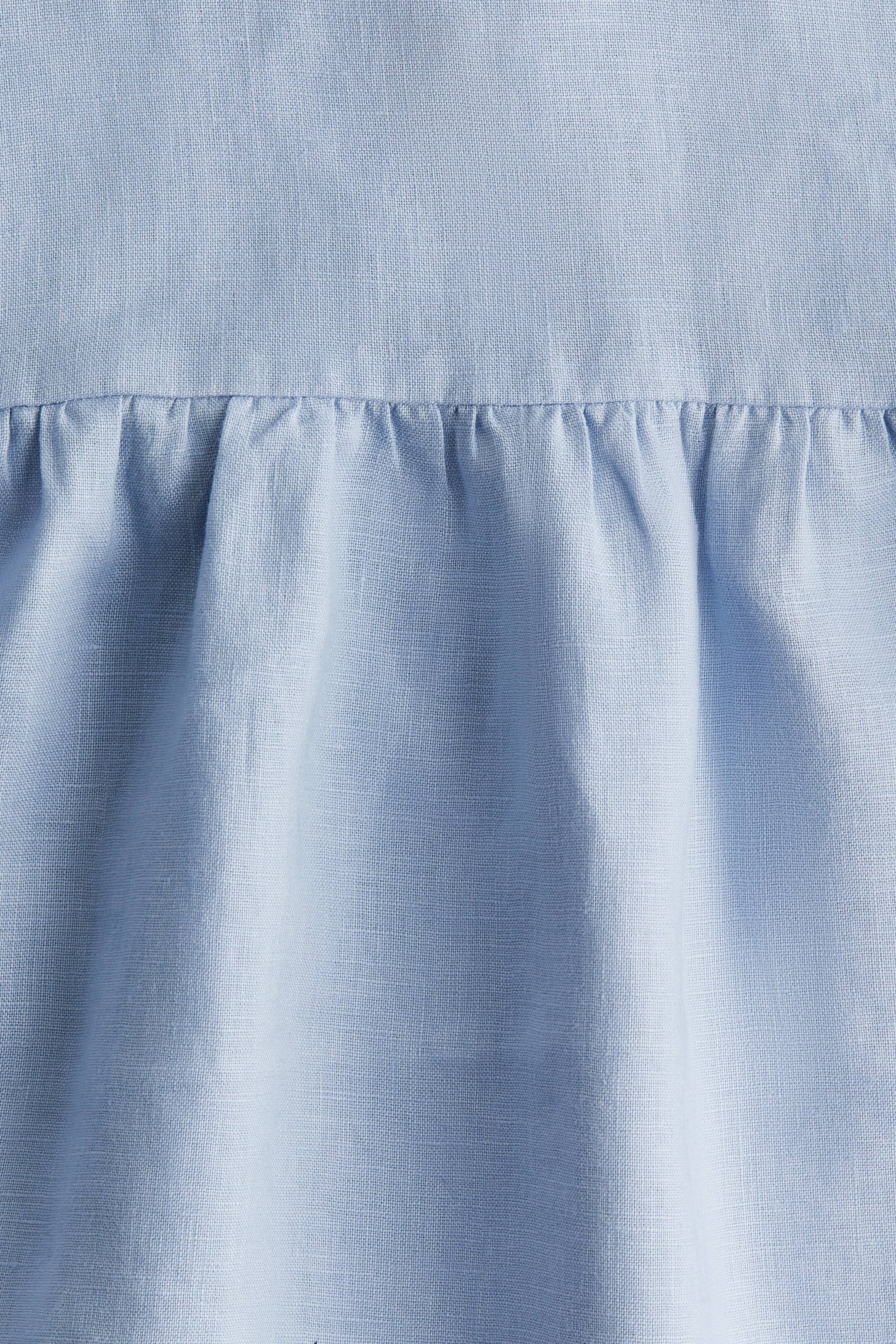 Linen dress - Light blue - Kids | H&M US | H&M (US + CA)