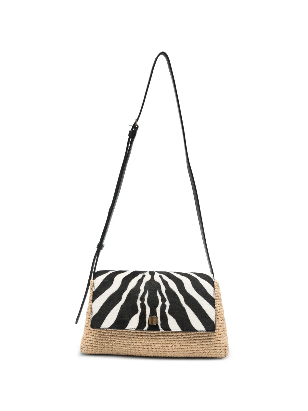 KHAITE Audrey zebra-print cross-body Bag | Neutrals | FARFETCH | Farfetch Global