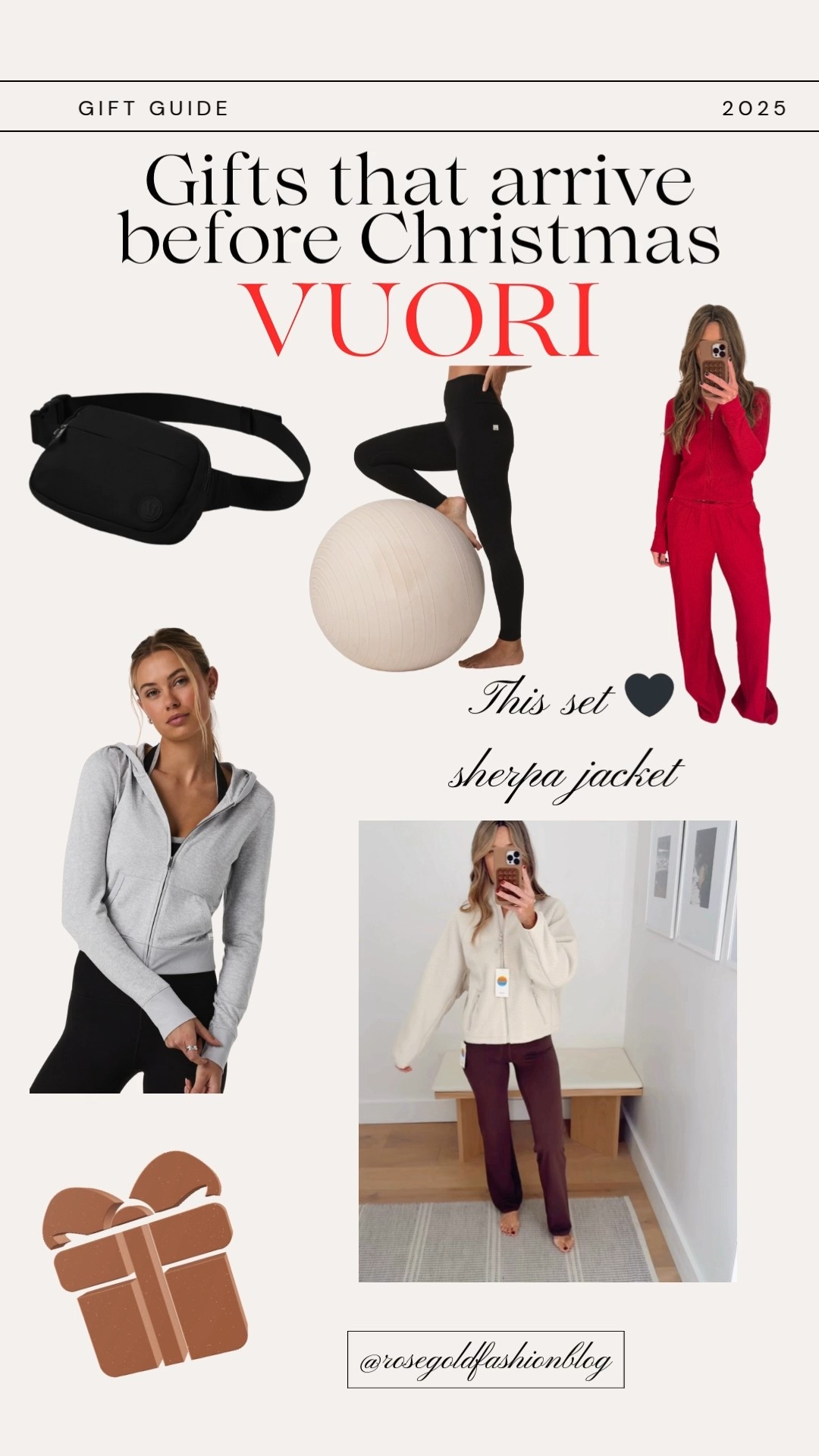 VUORI GIFT GUIDE - gifts that arrive before Christmas! 

#LTKHoliday #LTKGiftGuide #LTKfitnessgoals