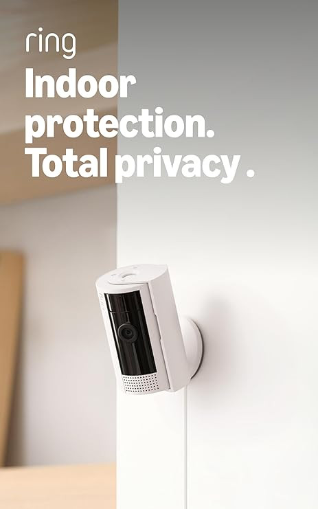 Ring Indoor Cam, Home or business security in 1080p HD video, 2-pack, White | Amazon (US)