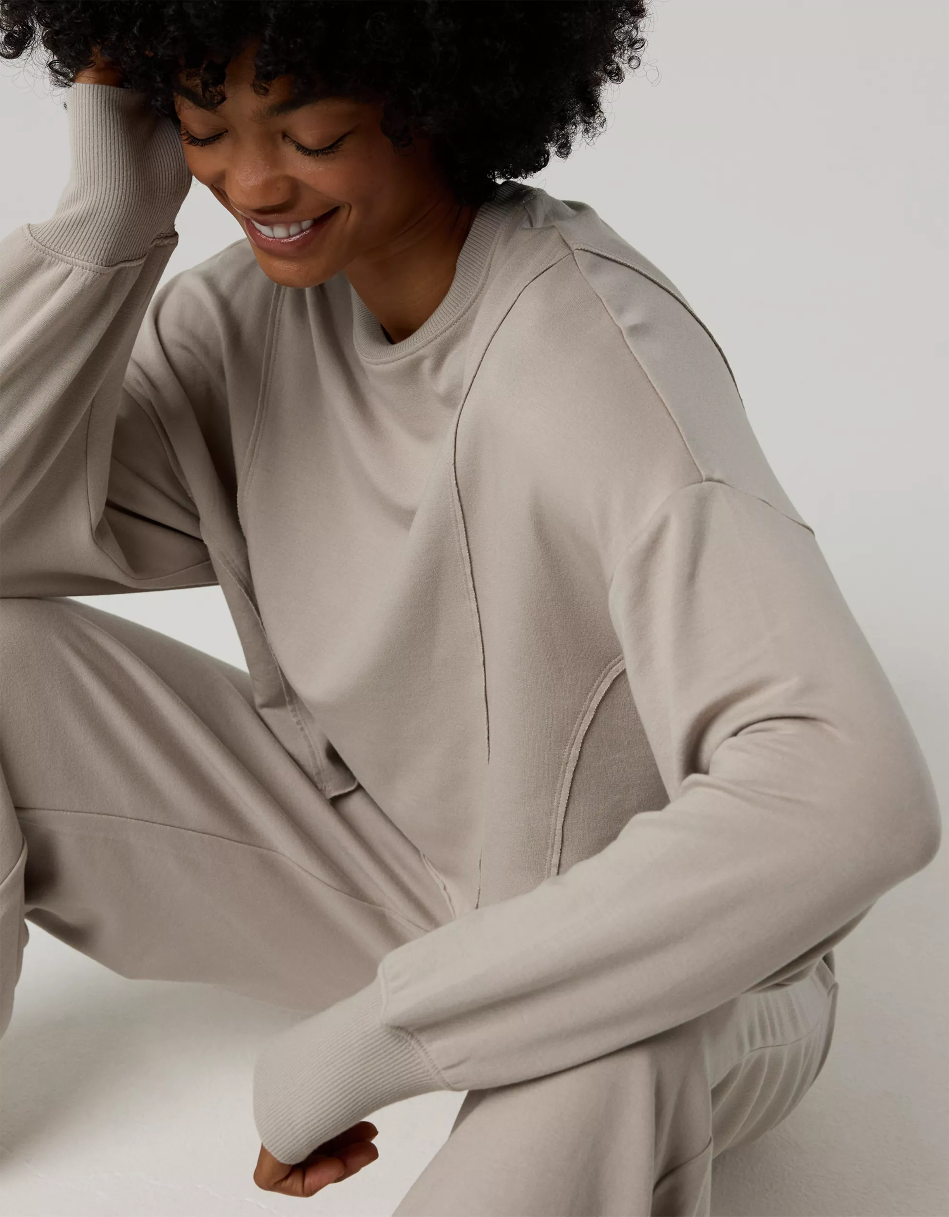 OFFLINE By Aerie OTT Seamed Crewneck Sweatshirt | Aerie