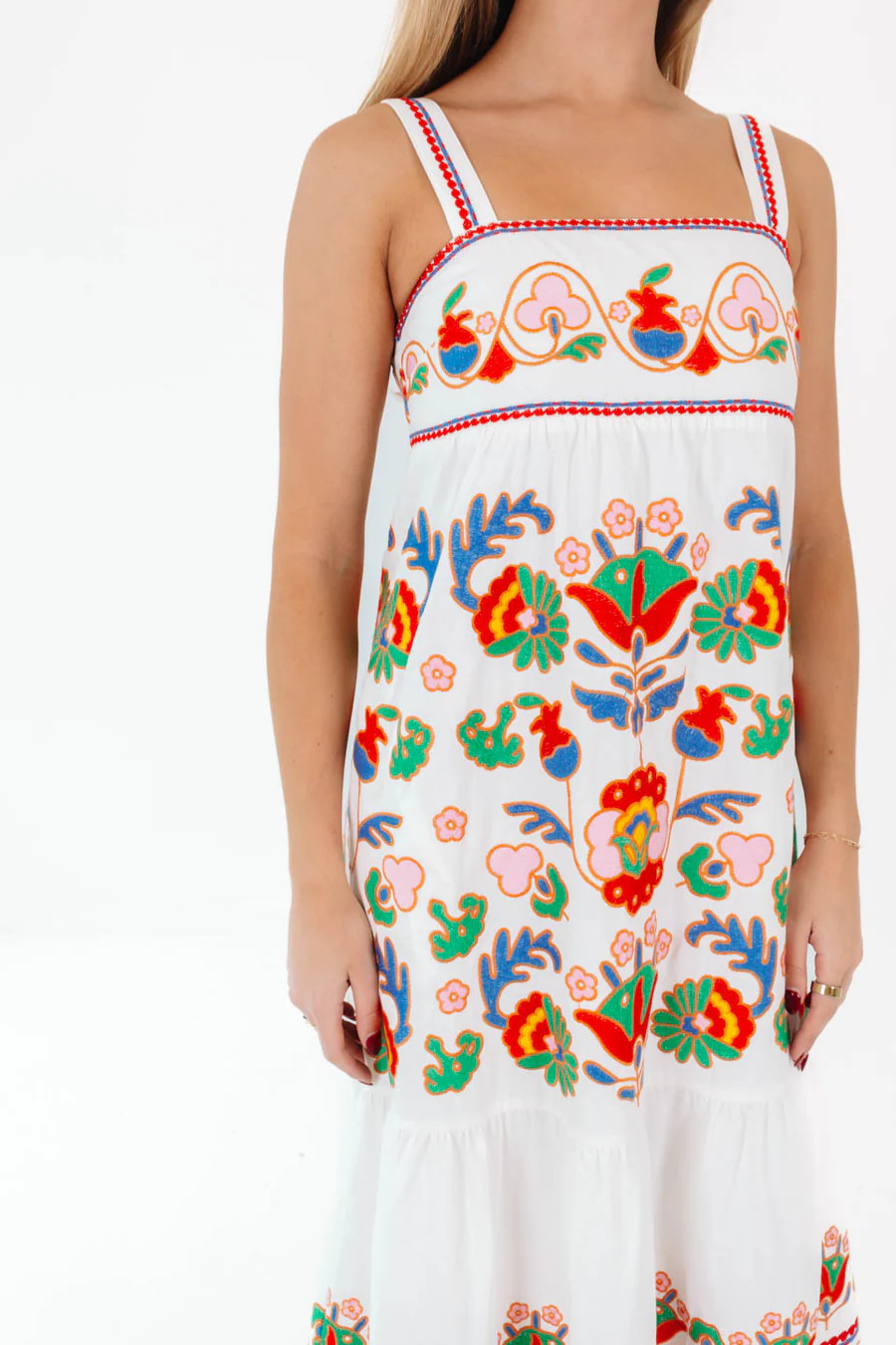 The Landon Midi Dress - Multi | J.Marie