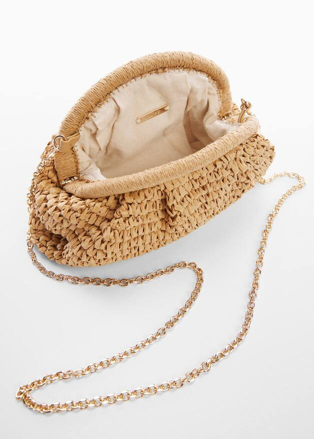 Natural fiber handbag | MANGO (US)