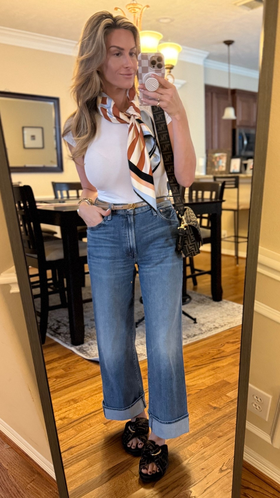 Church #FranFit - elevated casual, comfortable :) size M shirt, size 27 (runs big) jeans, size 8 shoe

#LTKStyleTip #LTKFindsUnder50