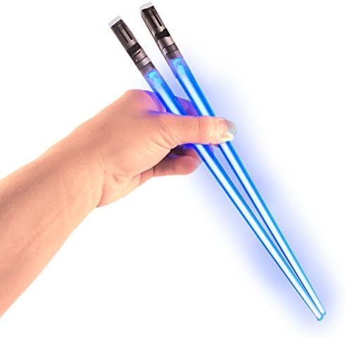 Lightsaber Chopsticks Light Up - LED Glowing Light Saber Star Wars Chop Sticks - Reusable Sushi L... | Amazon (US)