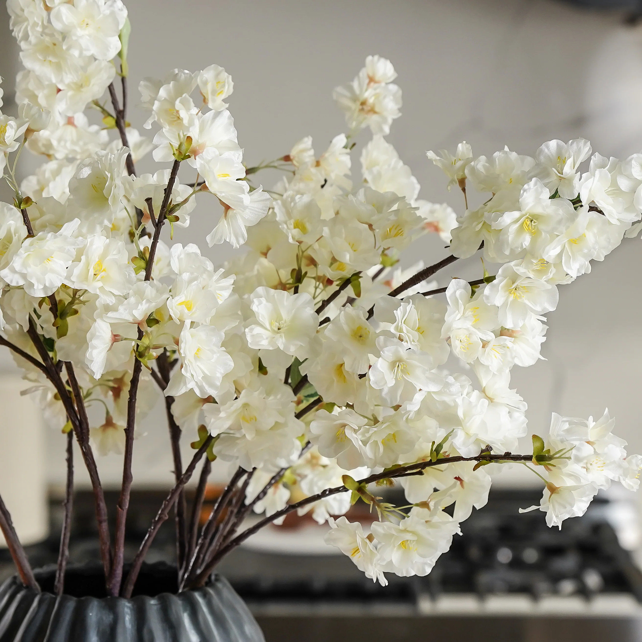 White Cherry Blossom Spray | MJHome