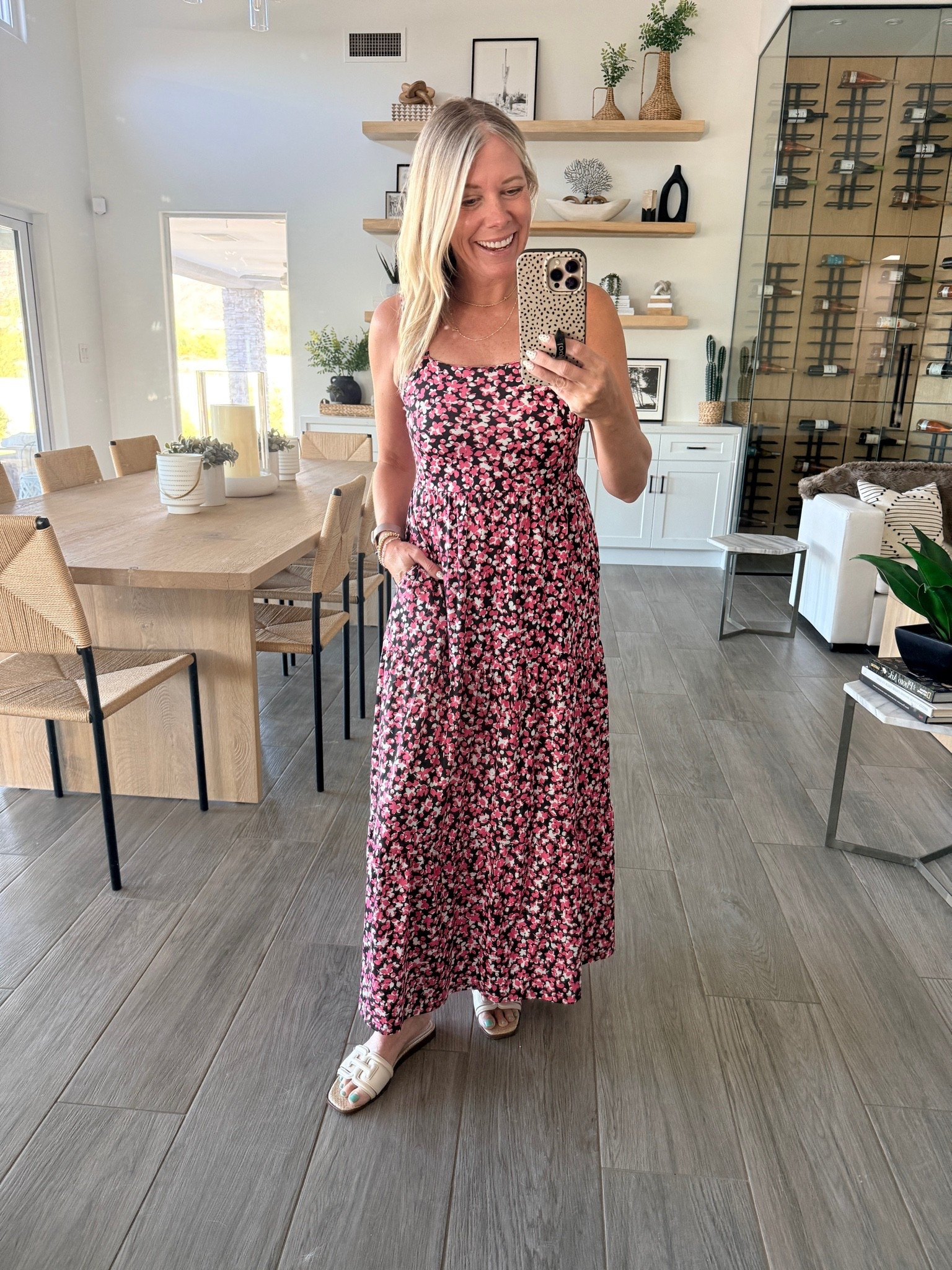Size small dress and sandals run true to size

#LTKootd #LTKmomlife #LTKOver40