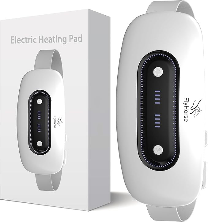 Electric Heating Pad,Portable Cordless Menstrual Heating Pad with 4 Heat Levels and 4 Massage Mod... | Amazon (US)