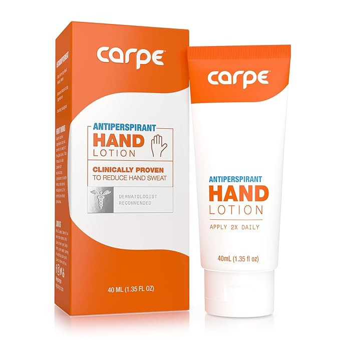 Carpe Antiperspirant Hand Lotion, A dermatologist-recommended smooth lotion that helps stop hand ... | Amazon (US)