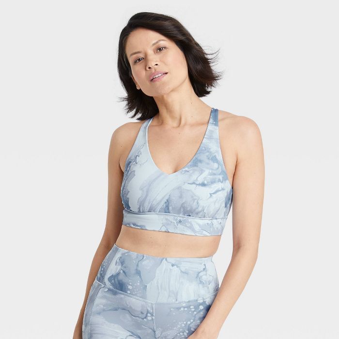 Women's Light Support Multistrap Longline Bra - All in Motion™ | Target