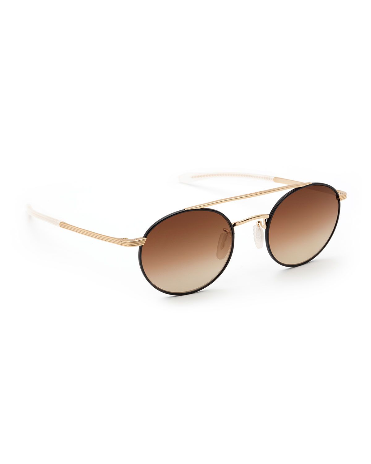 Driskill Round Titanium Sunglasses | Neiman Marcus