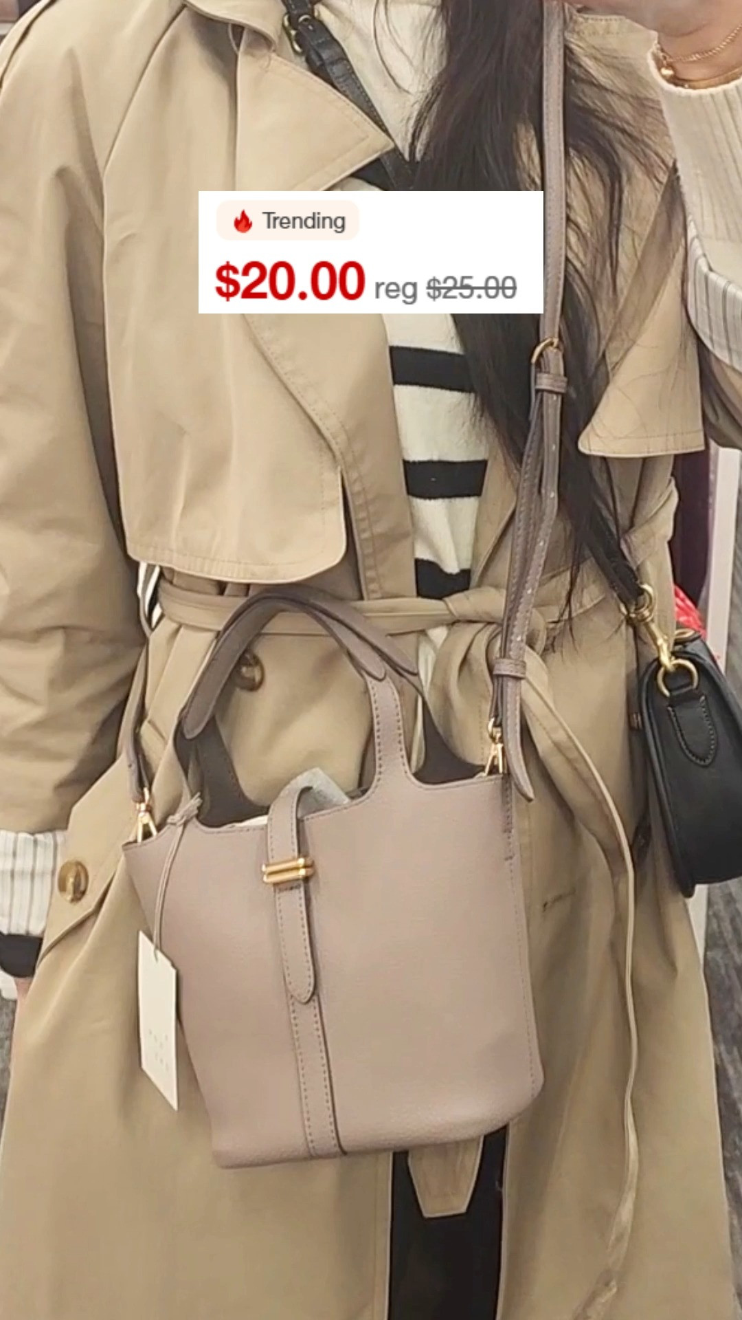 target spring 2026 crossbody bucket bag in faux leather, also comes in black and cognac color. it's giving designer on a target budget 

 #LTKSaleAlert