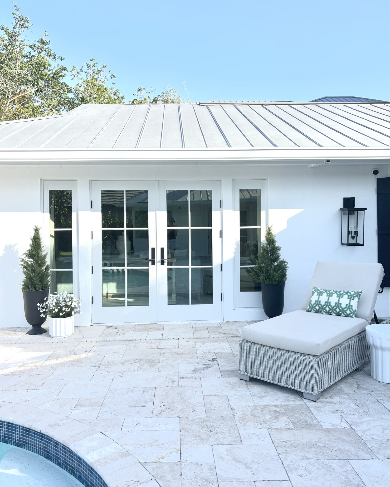 Featuring my all time favorite and best seller faux cedar tree at the beach cottage. They have held up beautifully with the coastal salty air, rain and full sun exposure. You may recognize these from our Colorado home but I think they are great for any landscape. Various sizes available. 36” shown here. Also linking our outdoor dining table and chairs🌴


#LTKSeasonal #LTKHome #LTKStyleTip