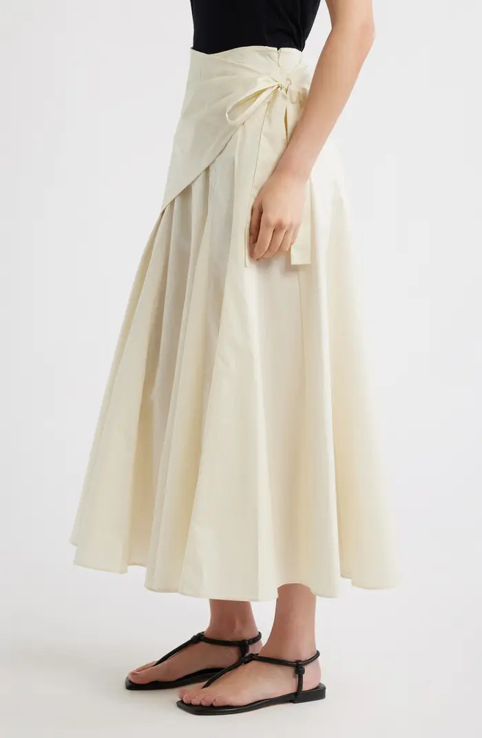 (1)1Falda Milos Faux Wrap Cotton SkirtMANGO | Nordstrom