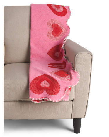Valentine's Day Border Throw | Polyester | Marshalls