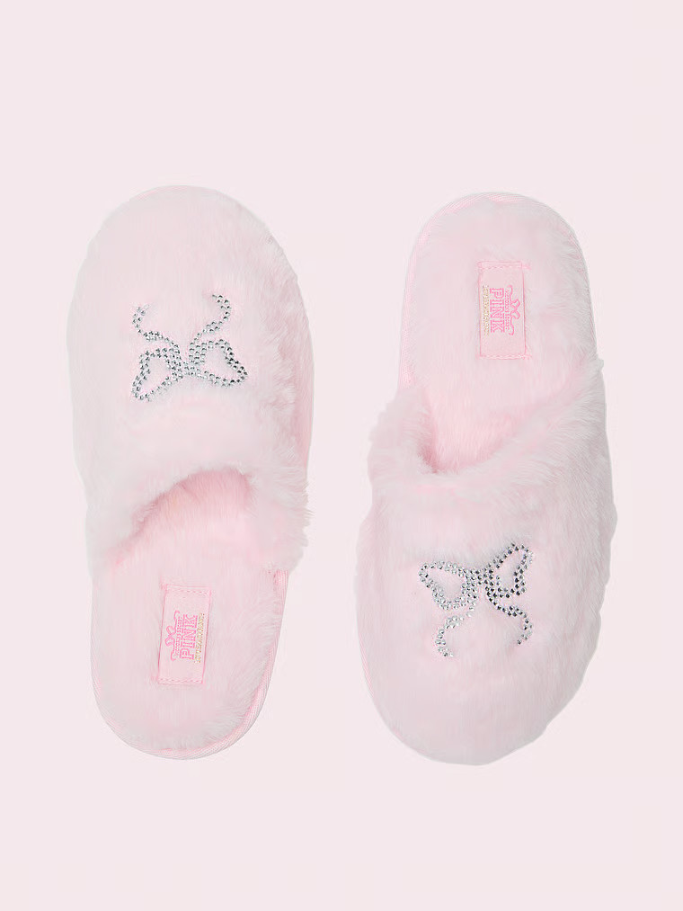 Buy PINK x LoveShackFancy Closed-Toe Slippers, Pink Tulip - Order Socks online - PINK US | Victoria's Secret (US / CA )