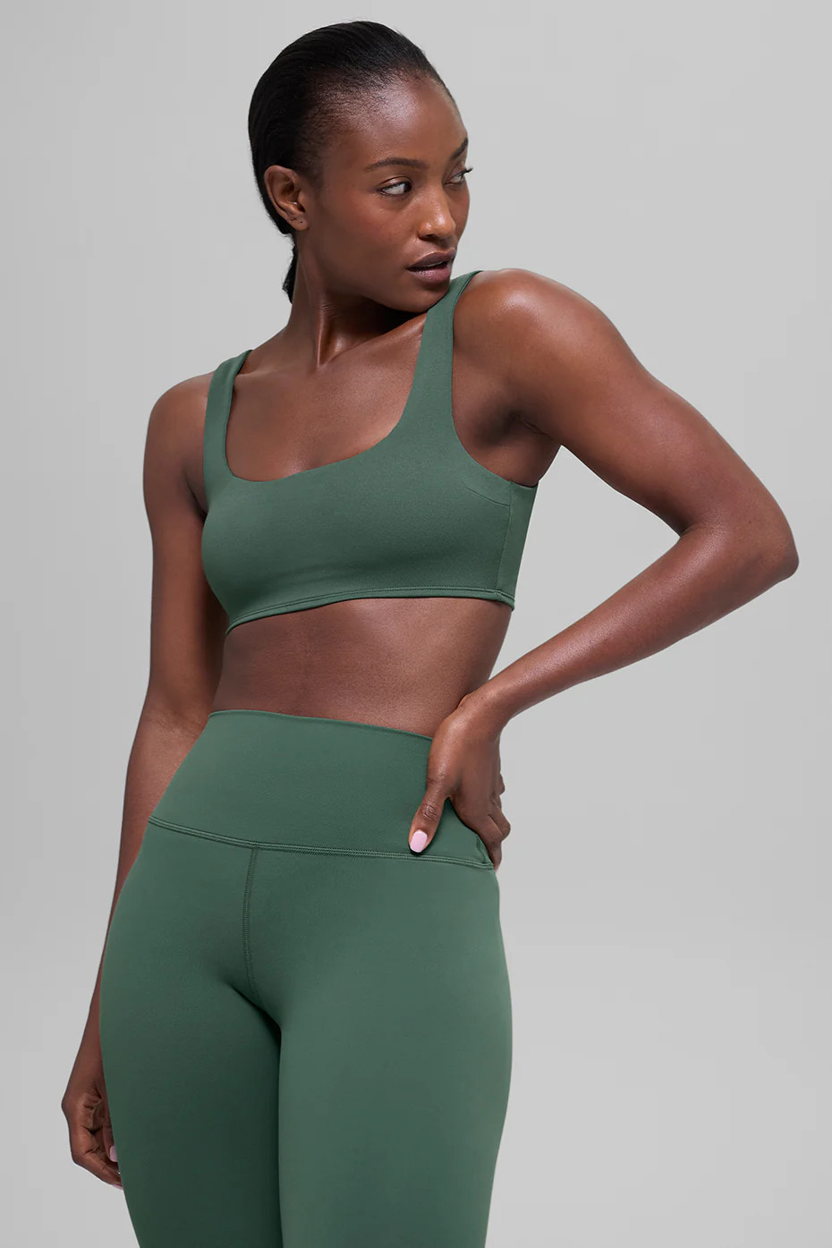 ALO Softsculpt Precision Bra in Clover Green, Size: 2XS | Alo Yoga (US)