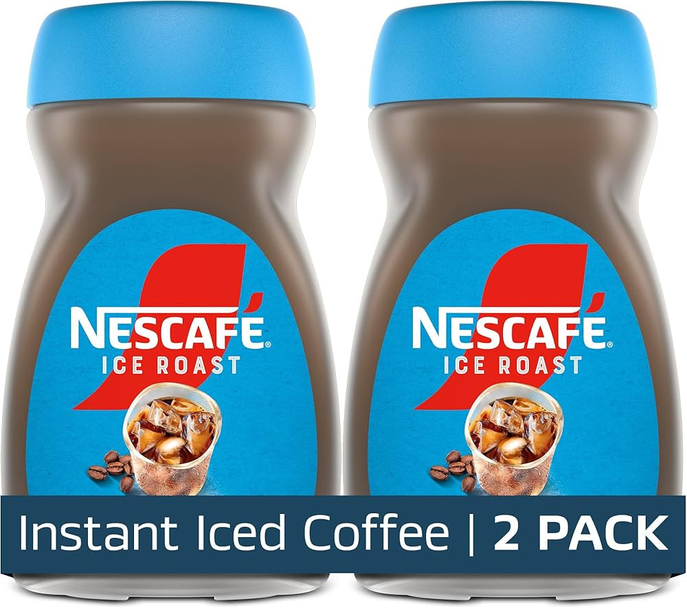 NESCAFÉ Ice Roast, Instant Iced Coffee, 2 Jars (6 Oz Each) | Amazon (US)